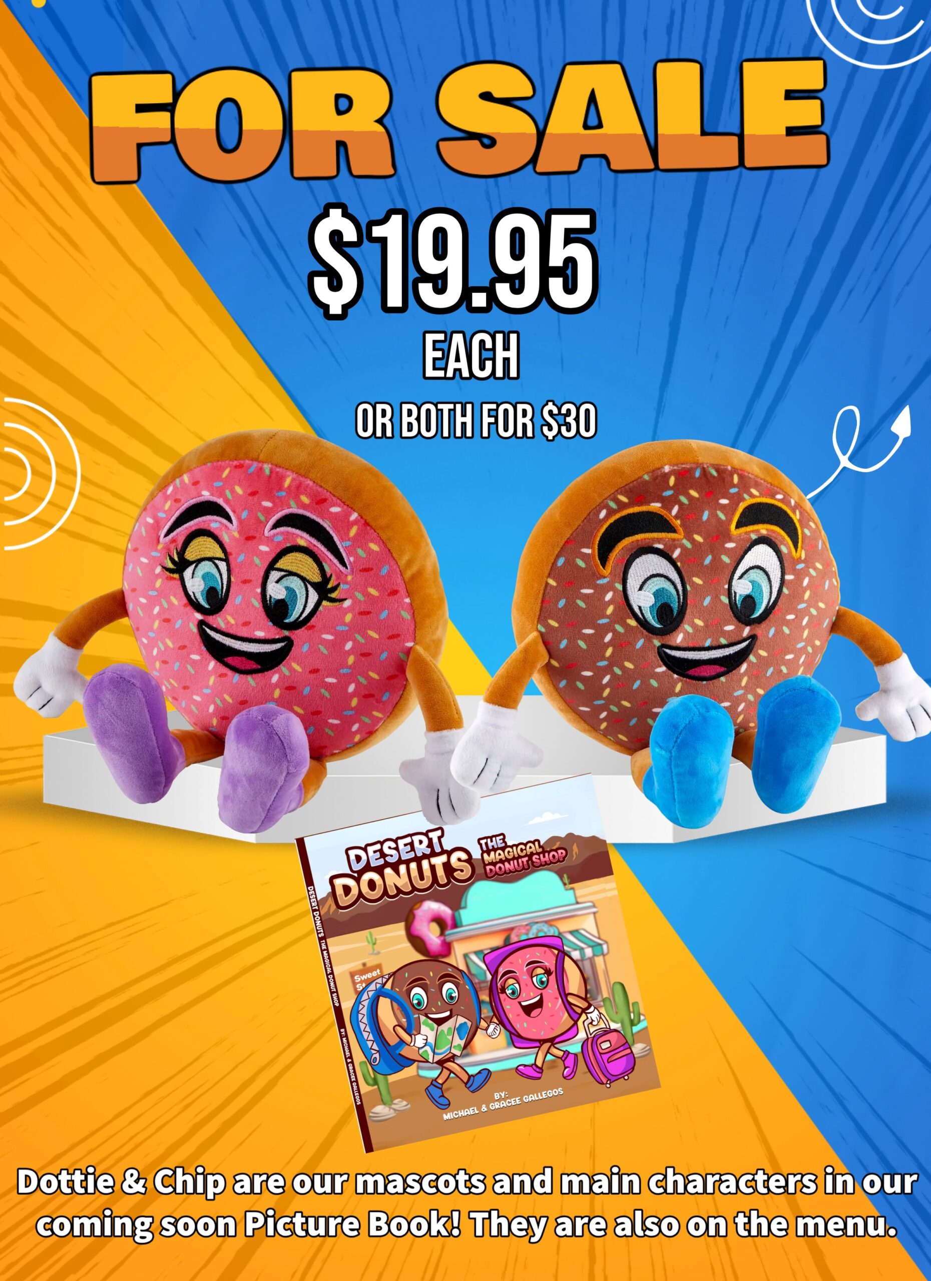 Donut Plushies for sale